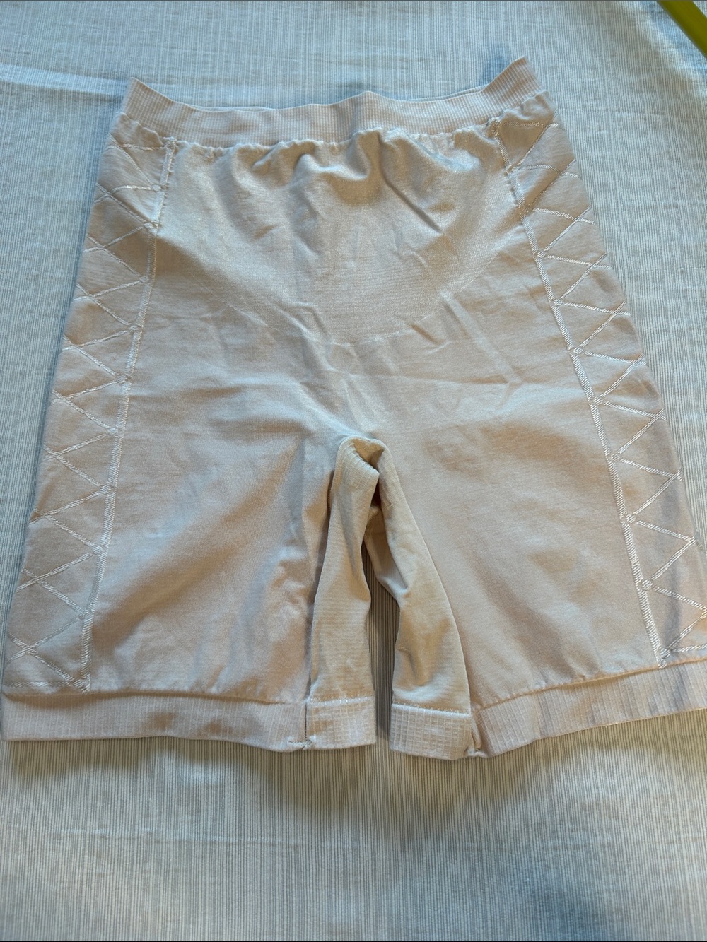 Neutral Beige Shapewear Shorts